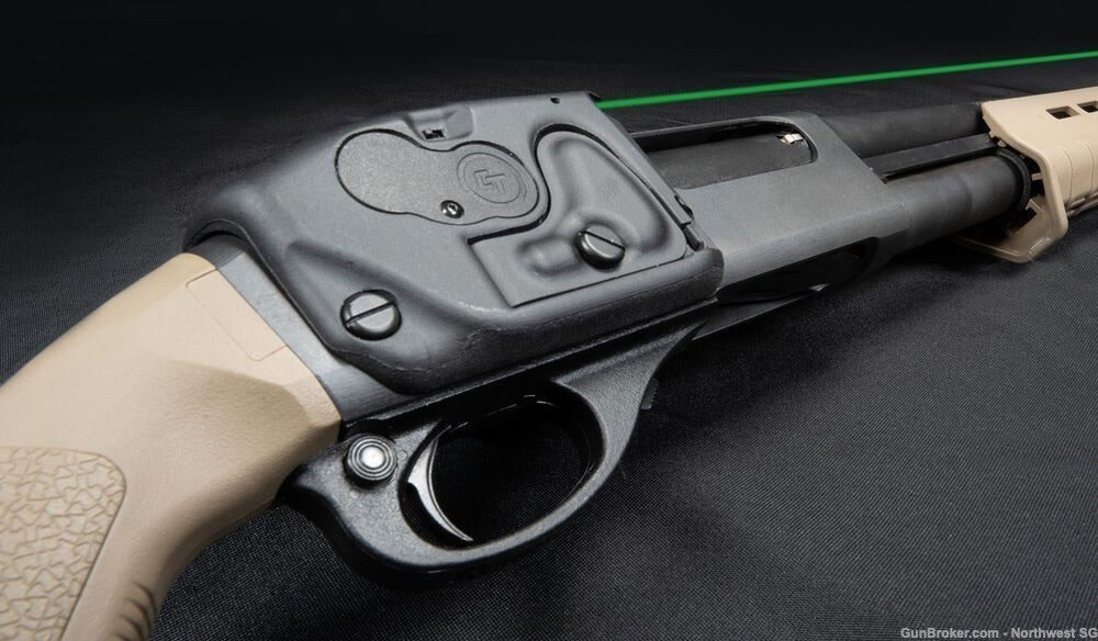 Crimson Trace LS-870G Lasersaddle Remington 870/TAC-14 Laser Sight Green-img-0
