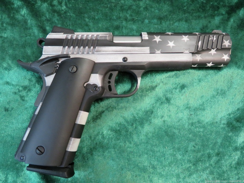 Citadel 1911 45 ACP 5” Barrel  Battleworn American Flag, 15714-img-0