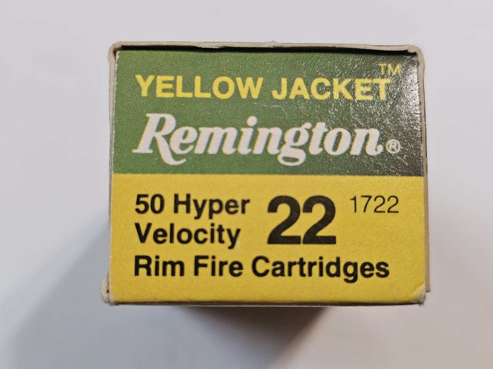 Vintage Remington Yellow Jacket 22 Long Rifle Hyper Velocity -img-3
