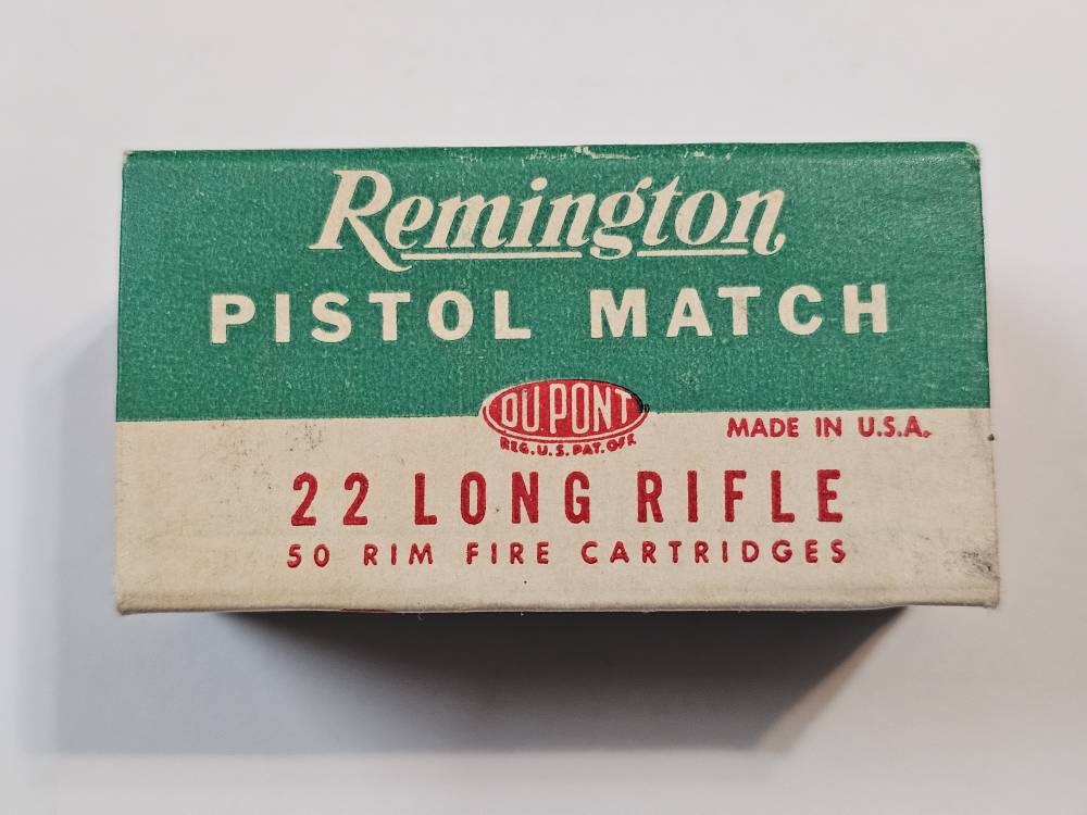 Vintage Remington 22 Long Rifle Pistol Match -img-0