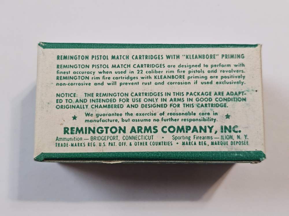 Vintage Remington 22 Long Rifle Pistol Match -img-2