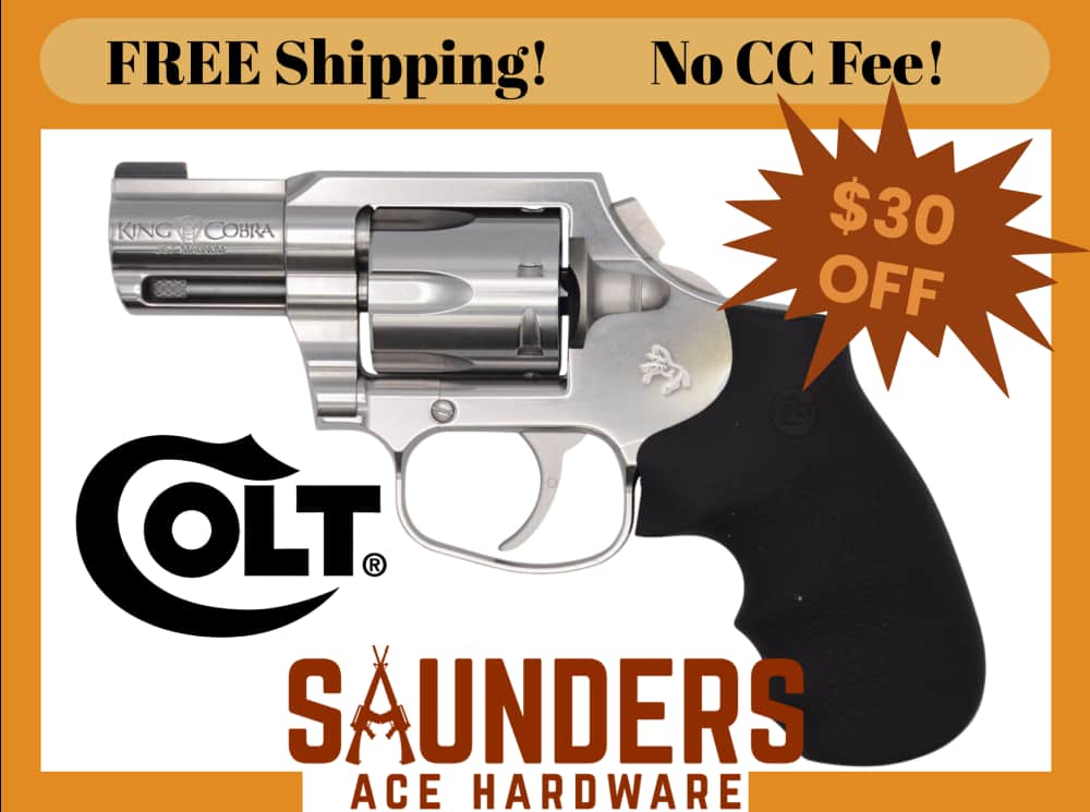 COLT KING COBRA CARRY Double Action Revolver Heavy Duty Frame 357M 6R 2" -img-0