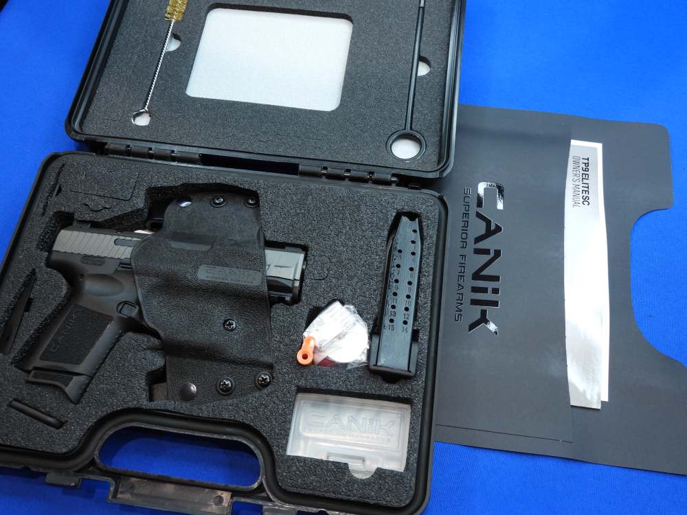 Canik Model TP9 ELITE SC Sub Compact Pistol 9MM 15RD Tungsten w Holster NEW-img-9