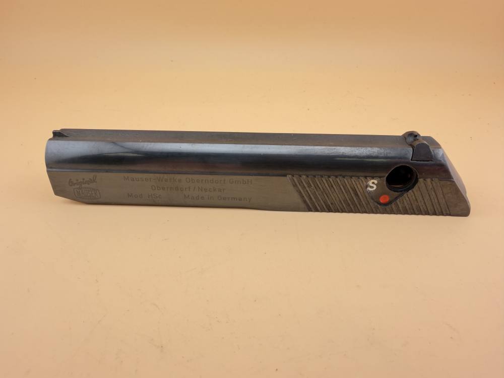 Mauser HSc Commercial Slide and .380 ACP barrel. Stripped. -img-1