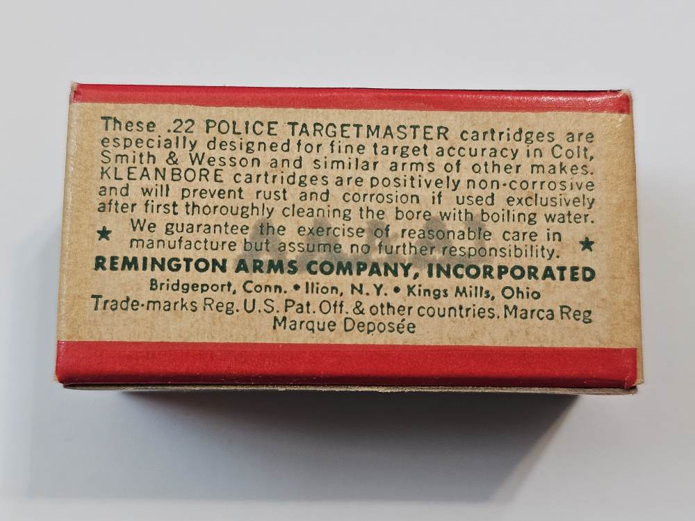 Vintage Remington Police Targetmaster Kleanbore 22 Long Rifle -img-2