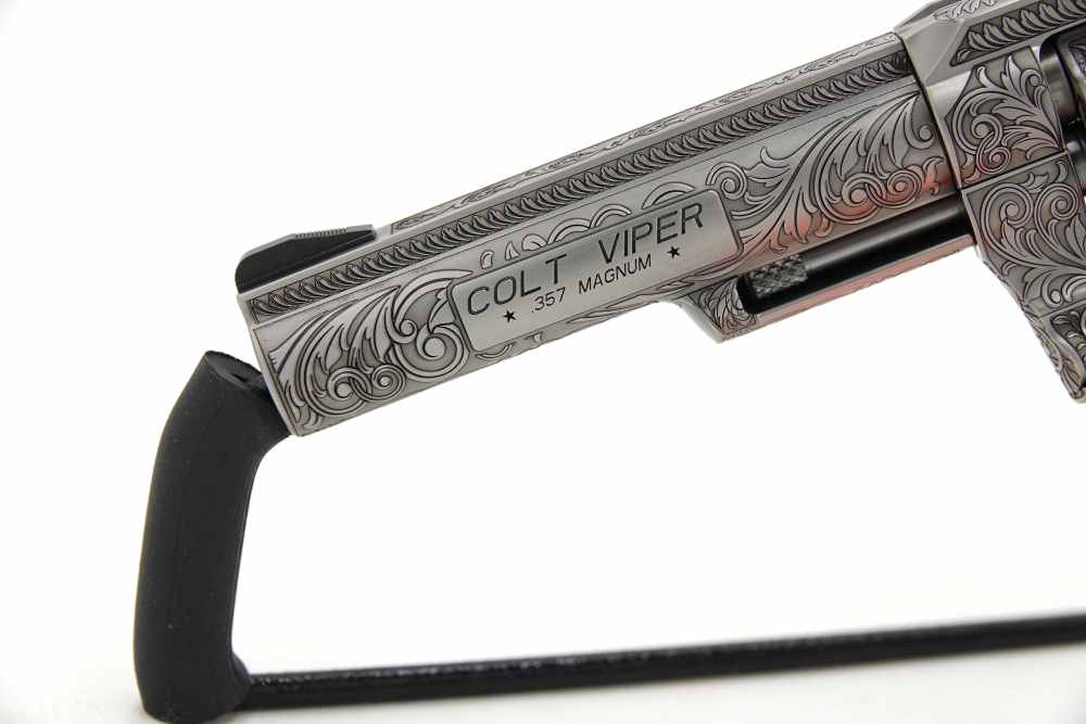Unique Custom Engraved Rare Collectible Stunning Colt Viper 357 MAG 4.25"-img-4