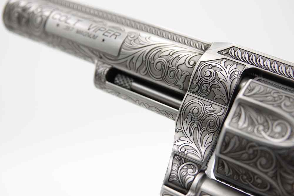 Unique Custom Engraved Rare Collectible Stunning Colt Viper 357 MAG 4.25"-img-31