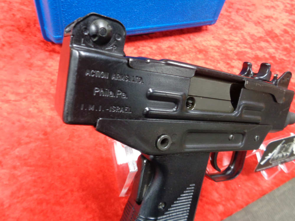 1986 IMI UZI 9mm Action Arms Micro Semi Auto PRE BAN PREBAN Pistol WE TRADE-img-4