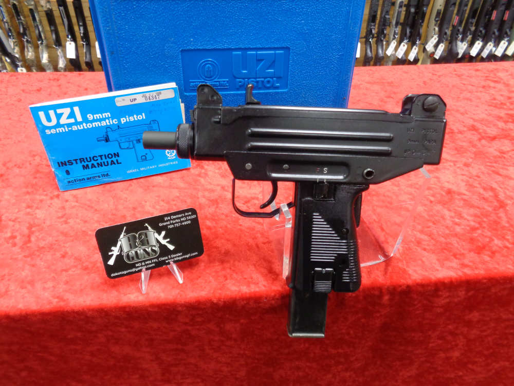 1986 IMI UZI 9mm Action Arms Micro Semi Auto PRE BAN PREBAN Pistol WE TRADE-img-1