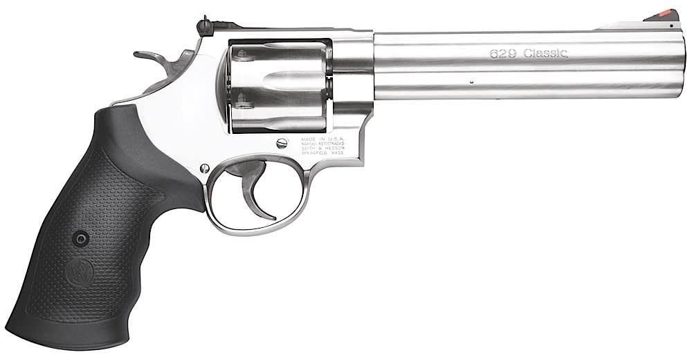 Smith & Wesson 629 Classic .44Mag Revolver 6Rd 6.5 Stainless Steel Adj Rear-img-3