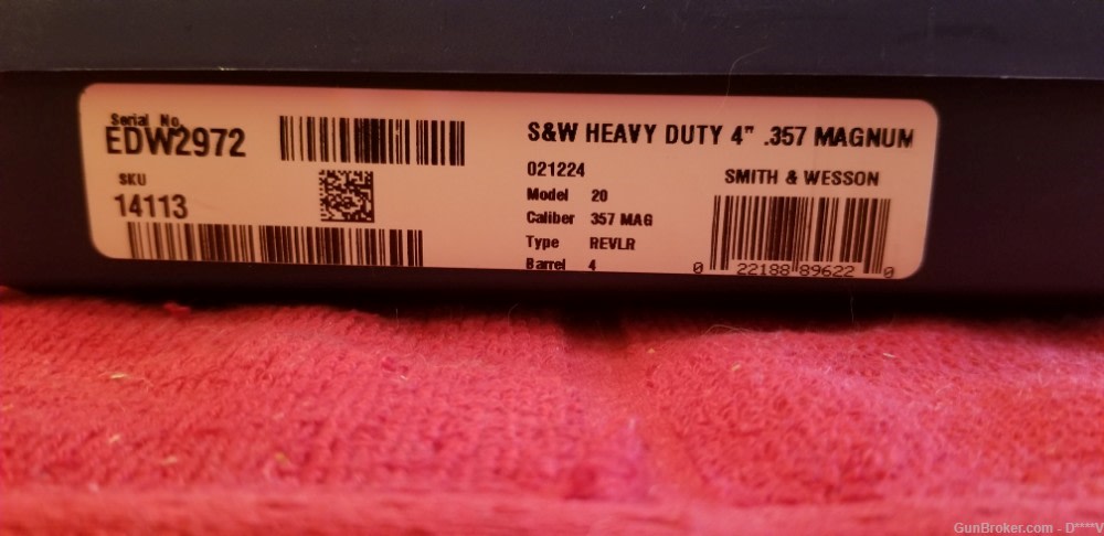 S&W 20 Heavy-Duty .357Mag (NIB) Never Fired-img-18