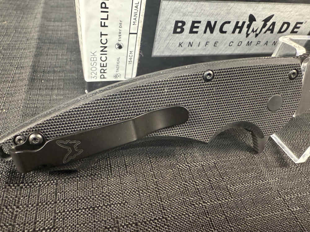 Benchmade 320SBK Precinct – First Production #35 of 1000 – NIB – 154CM Flip-img-2