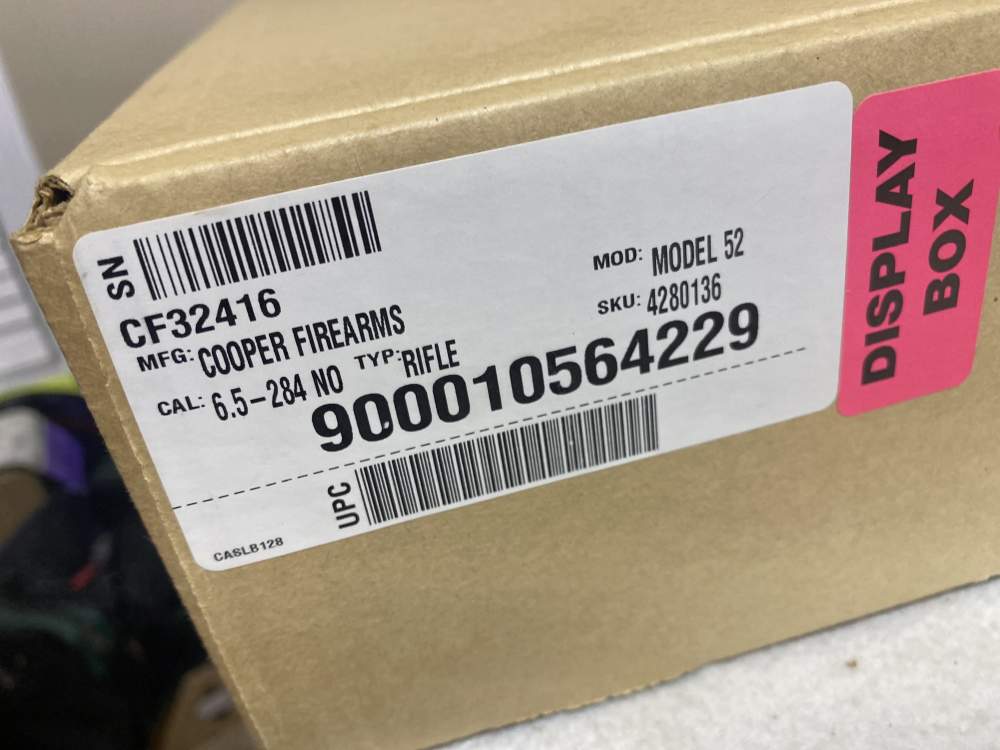 Cooper of Montana M52 6.5x284 Norma LNIB Fluted 24" Brl DM Box-img-31
