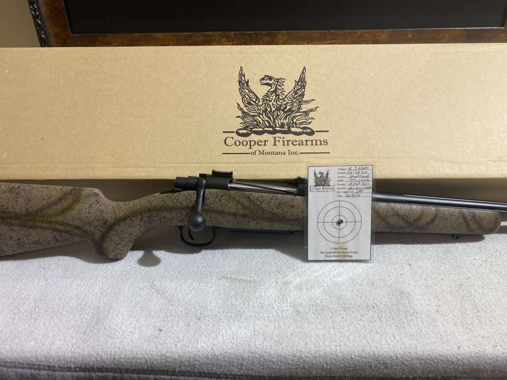 Cooper of Montana M52 6.5x284 Norma LNIB Fluted 24" Brl DM Box-img-1