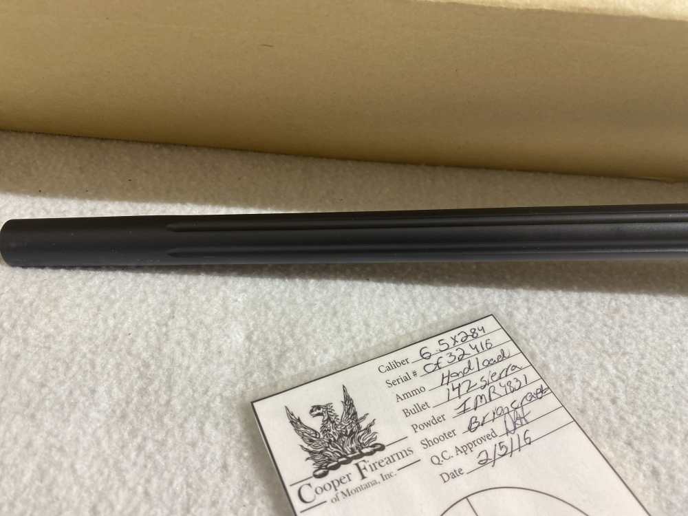 Cooper of Montana M52 6.5x284 Norma LNIB Fluted 24" Brl DM Box-img-17