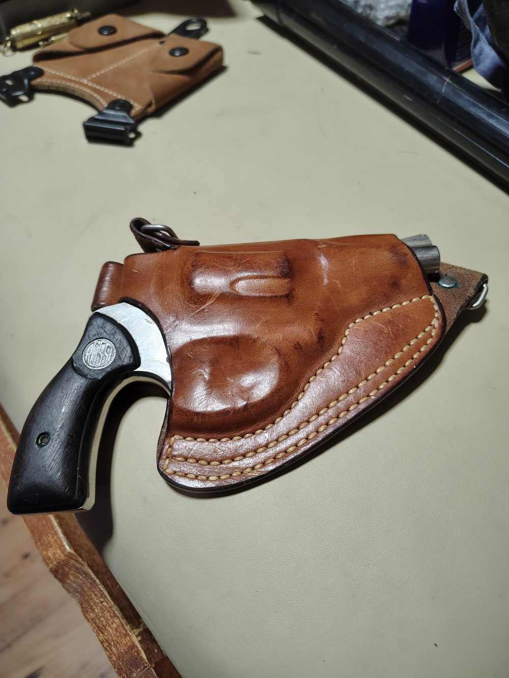Vintage JackAss Leather Shoulder holster J frame-img-2