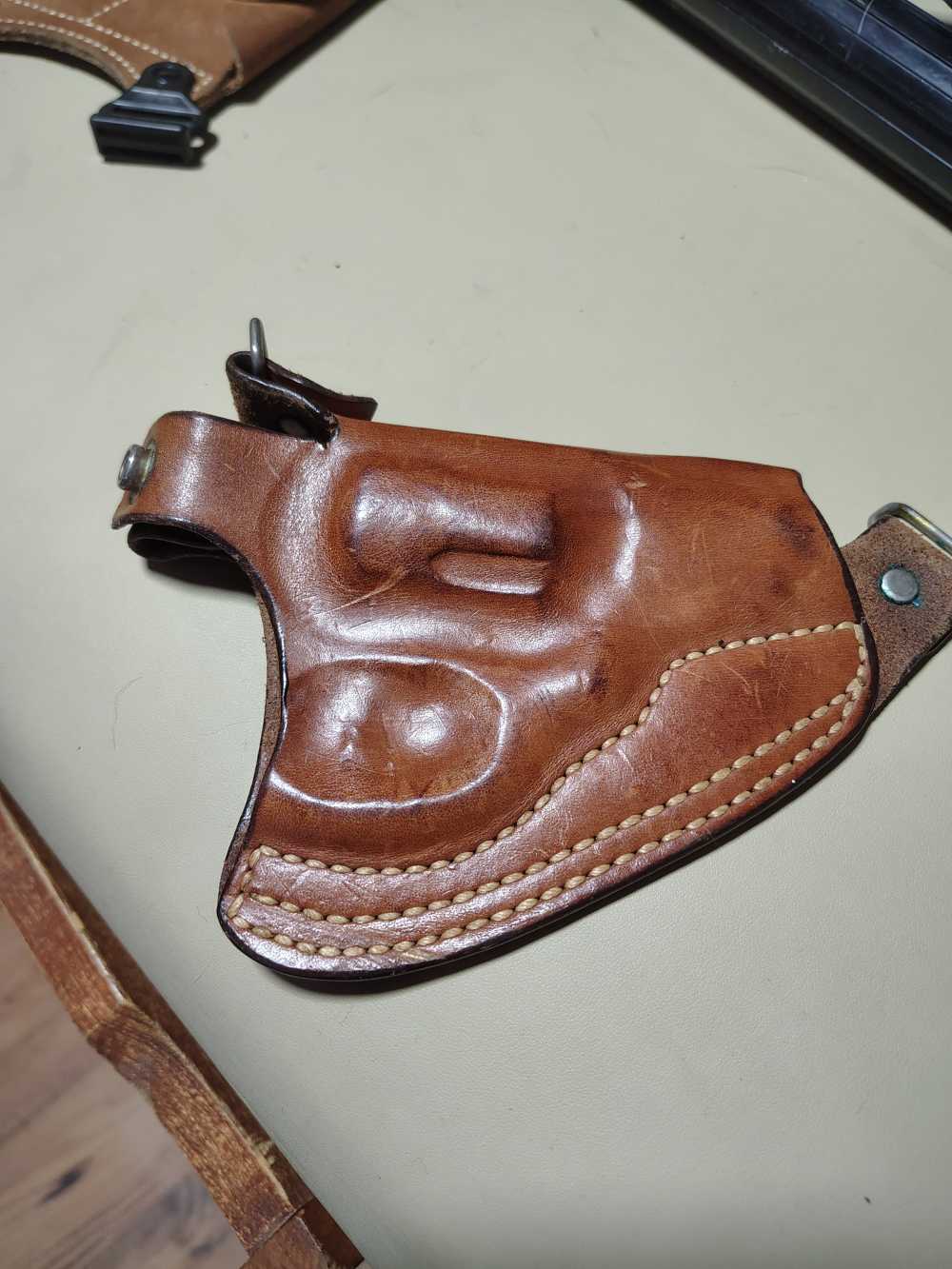 Vintage JackAss Leather Shoulder holster J frame-img-1