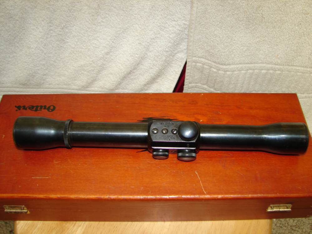 WEAVER KV RIFLE SCOPE 2 3/4X TO 5X VARIABLE MADE IN EL PASO TEX USA VINTAGE-img-1