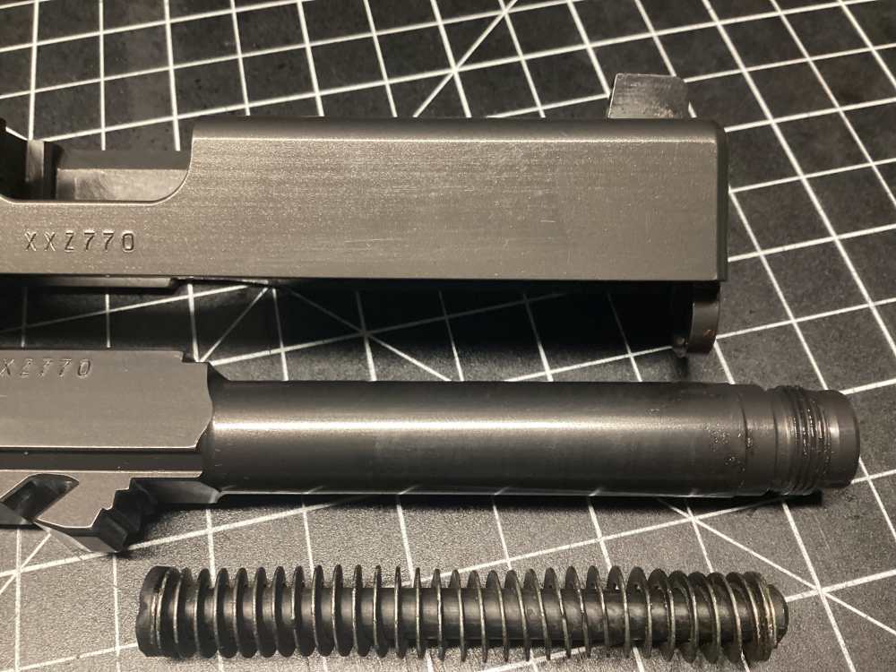 RARE GLOCK 23 TB GEN 3 COMPLETE SLIDE ASSEMBLY W/ FACTORY THREADED BARREL-img-4