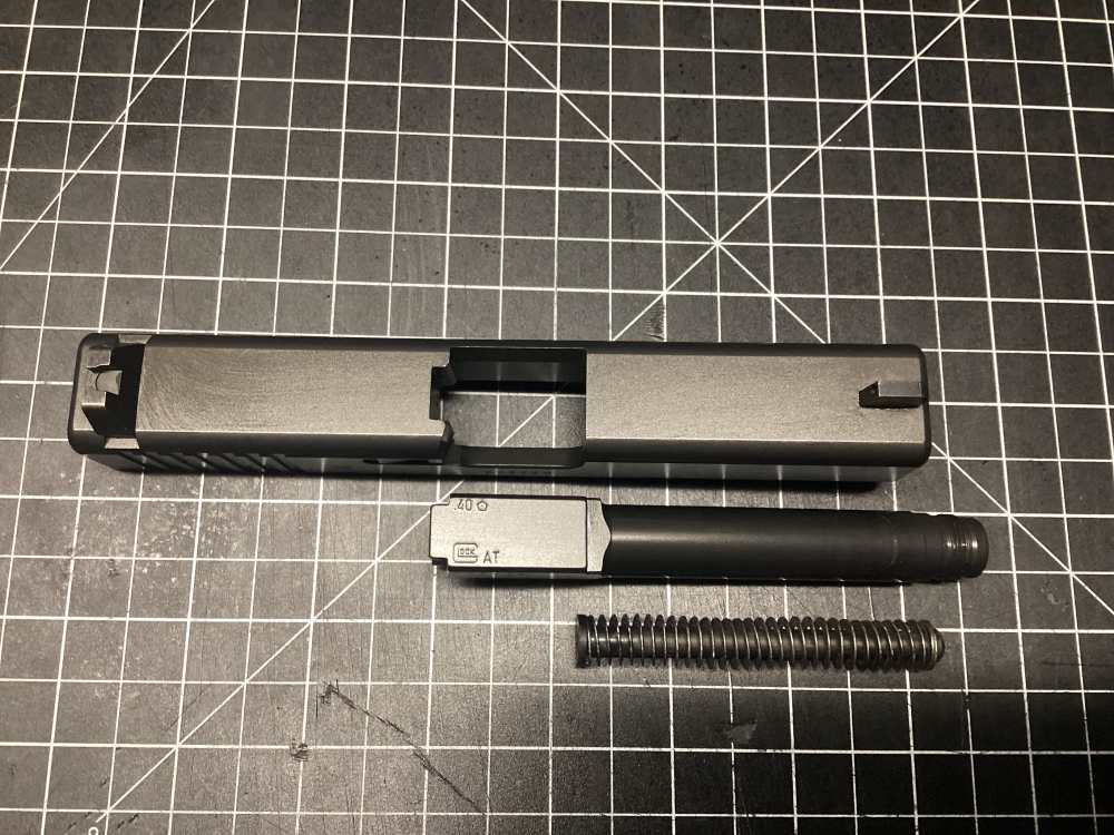 RARE GLOCK 23 TB GEN 3 COMPLETE SLIDE ASSEMBLY W/ FACTORY THREADED BARREL-img-8