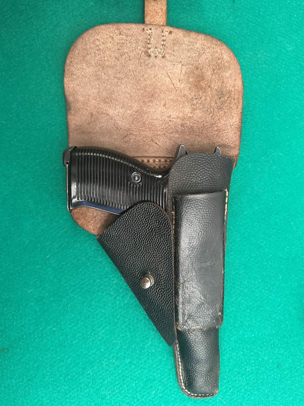 Walther Mauser P.38 Holster Soft Shell 1944 Dated NO GUN INCLUDED-img-5