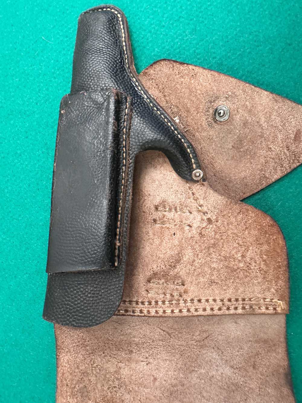 Walther Mauser P.38 Holster Soft Shell 1944 Dated NO GUN INCLUDED-img-4