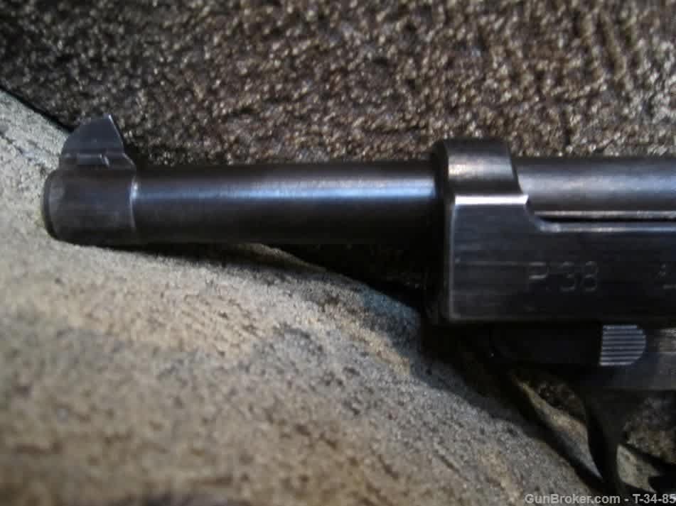 1944 WWII P38 Full Rig Marked BYF44 with Two Original Magazines and Holster-img-6