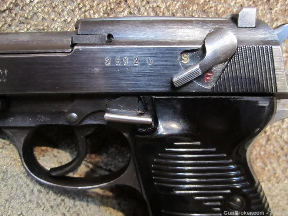 1944 WWII P38 Full Rig Marked BYF44 with Two Original Magazines and Holster-img-7