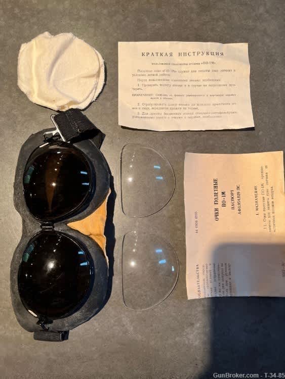 Unissued Soviet Era Flight Goggles-img-5