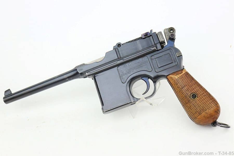 Unissued 1915 German Imperial Army C96 Mauser with Original Leather Holster-img-14