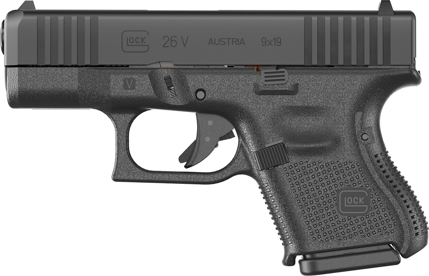 Glock G26 V 9mm Luger Pistol Sub-Compact 3.43 Black UV2650201-img-0