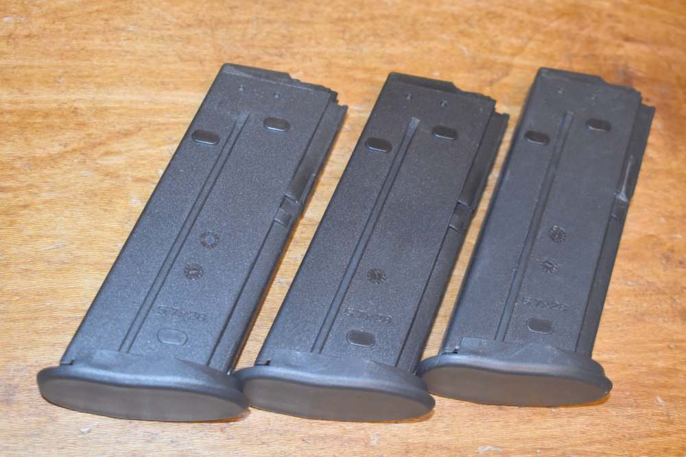 Lot of (3) FN Five-seveN 5.7x28mm Factory 20-Round Pistol Magazines -img-0