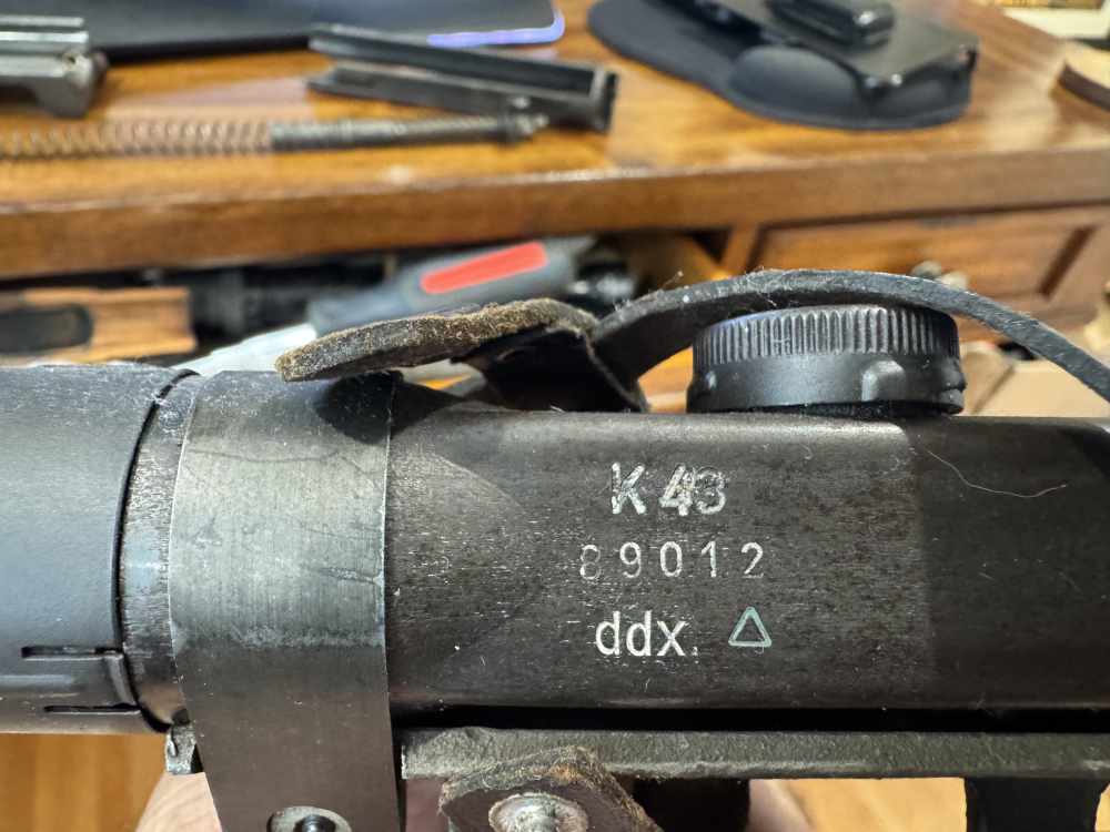 WW2 Walther K43 sniper end of war production phosphate -img-27
