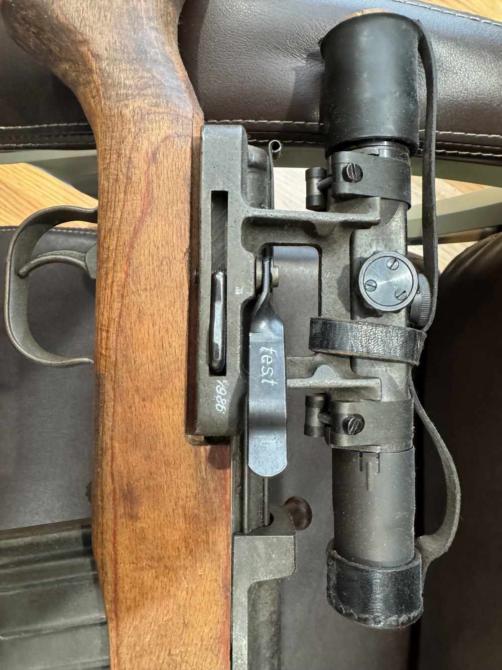 WW2 Walther K43 sniper end of war production phosphate -img-63