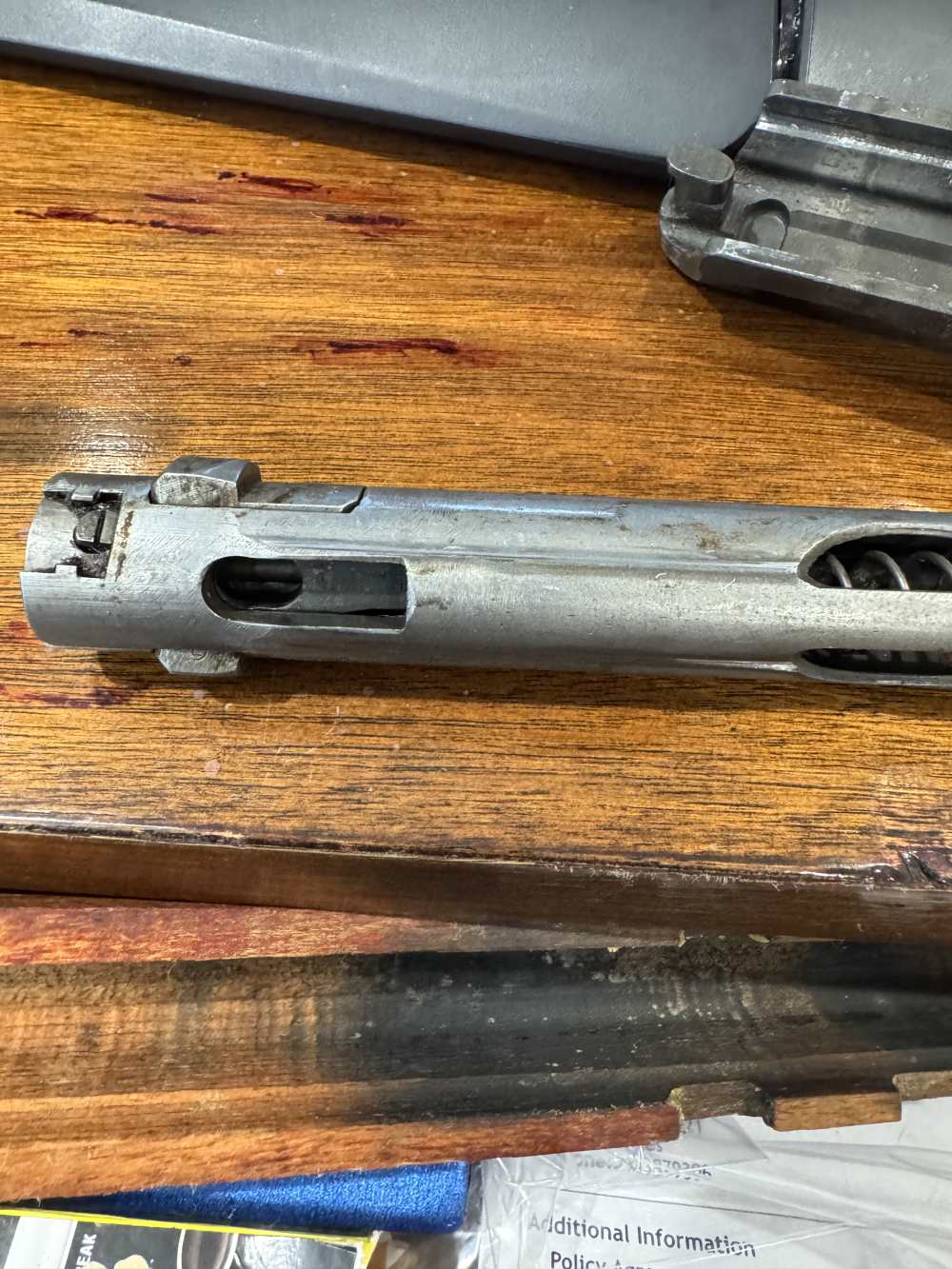 WW2 Walther K43 sniper end of war production phosphate -img-39