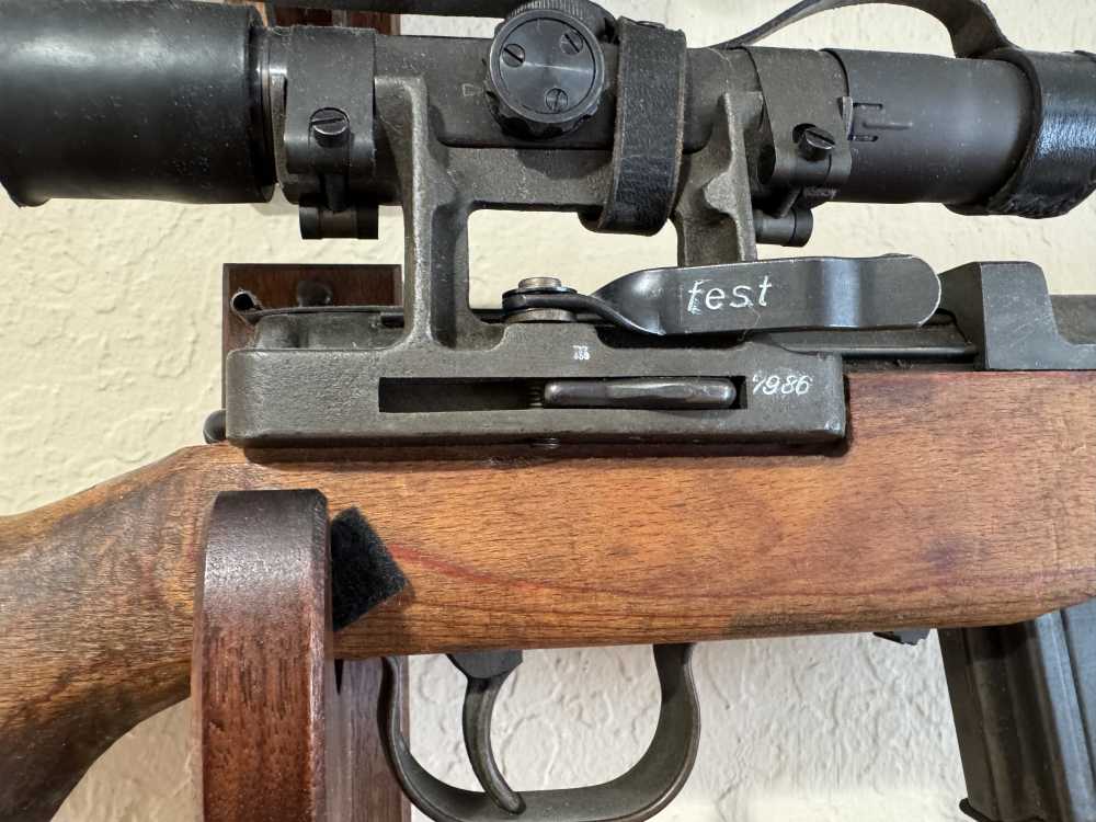 WW2 Walther K43 sniper end of war production phosphate -img-3