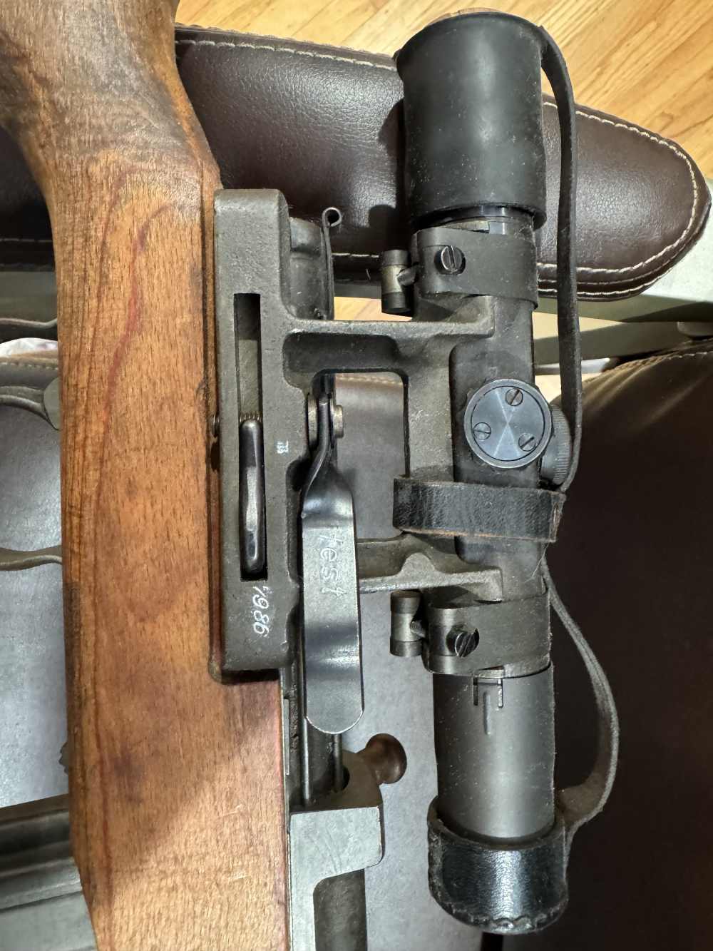 WW2 Walther K43 sniper end of war production phosphate -img-9