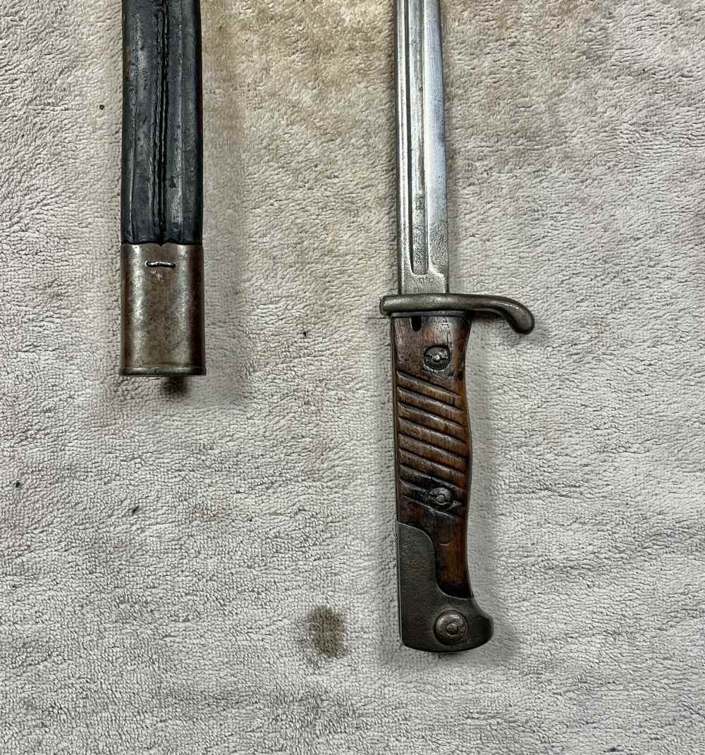 Original German SG98 n/A Bayonet WW1 Gewehr 98 bayonet unit marked-img-2