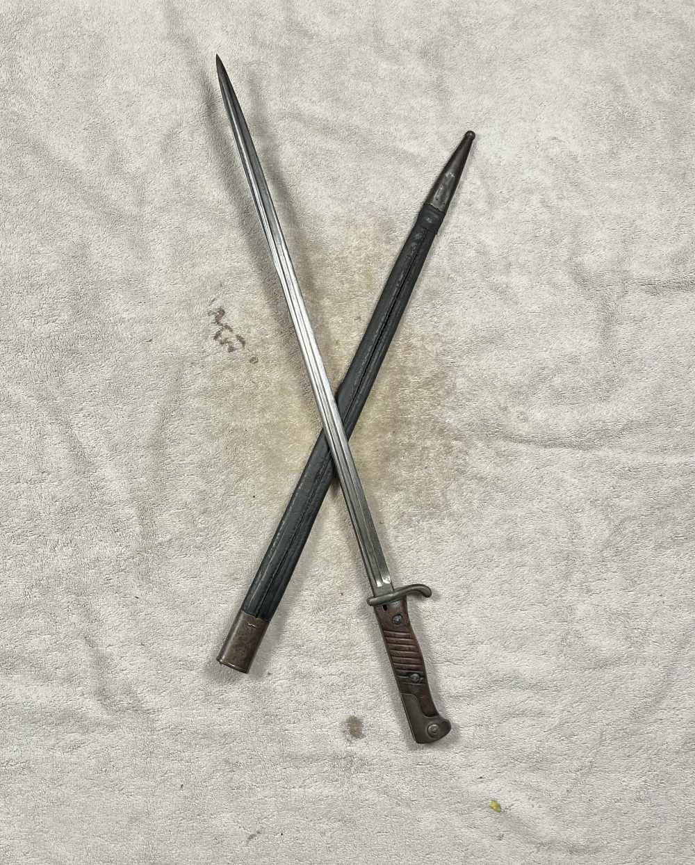 Original German SG98 n/A Bayonet WW1 Gewehr 98 bayonet unit marked-img-0