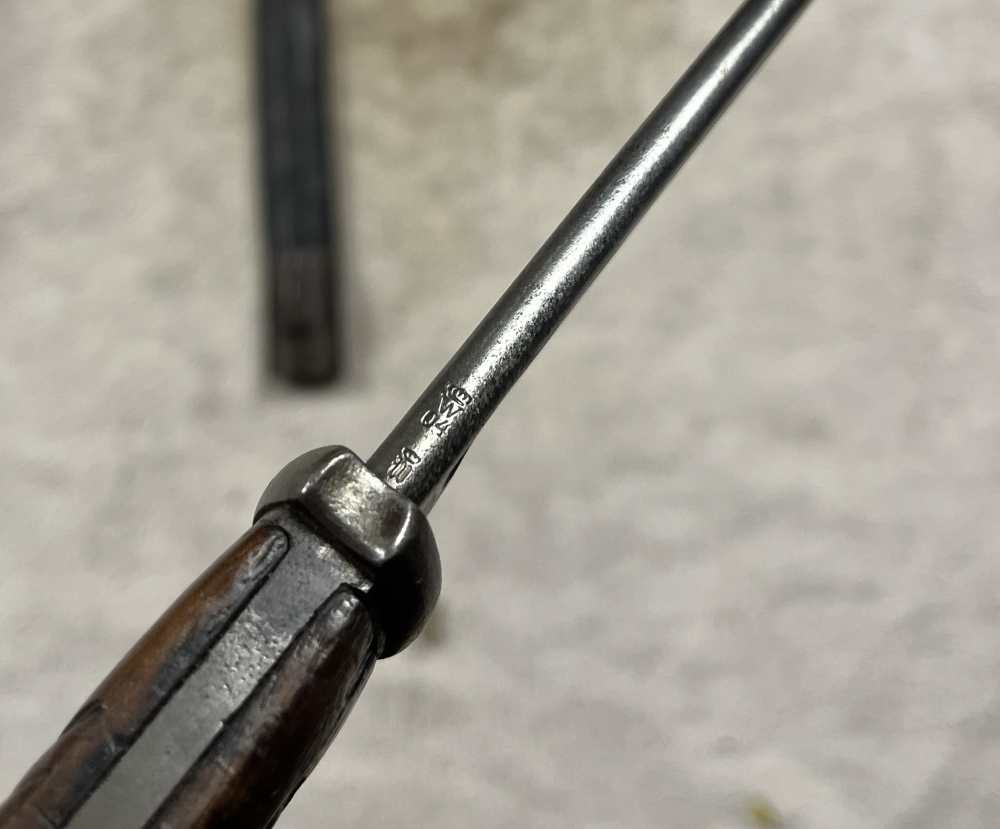 Original German SG98 n/A Bayonet WW1 Gewehr 98 bayonet unit marked-img-9