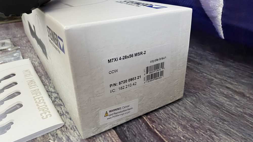 Steiner Optics / Scope M7Xi 4-28x56 MSR-2 Coyote Brown - 6 months Layaway! -img-7