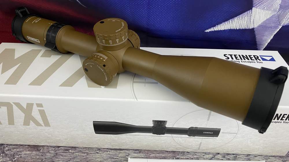Steiner Optics / Scope M7Xi 4-28x56 MSR-2 Coyote Brown - 6 months Layaway! -img-0