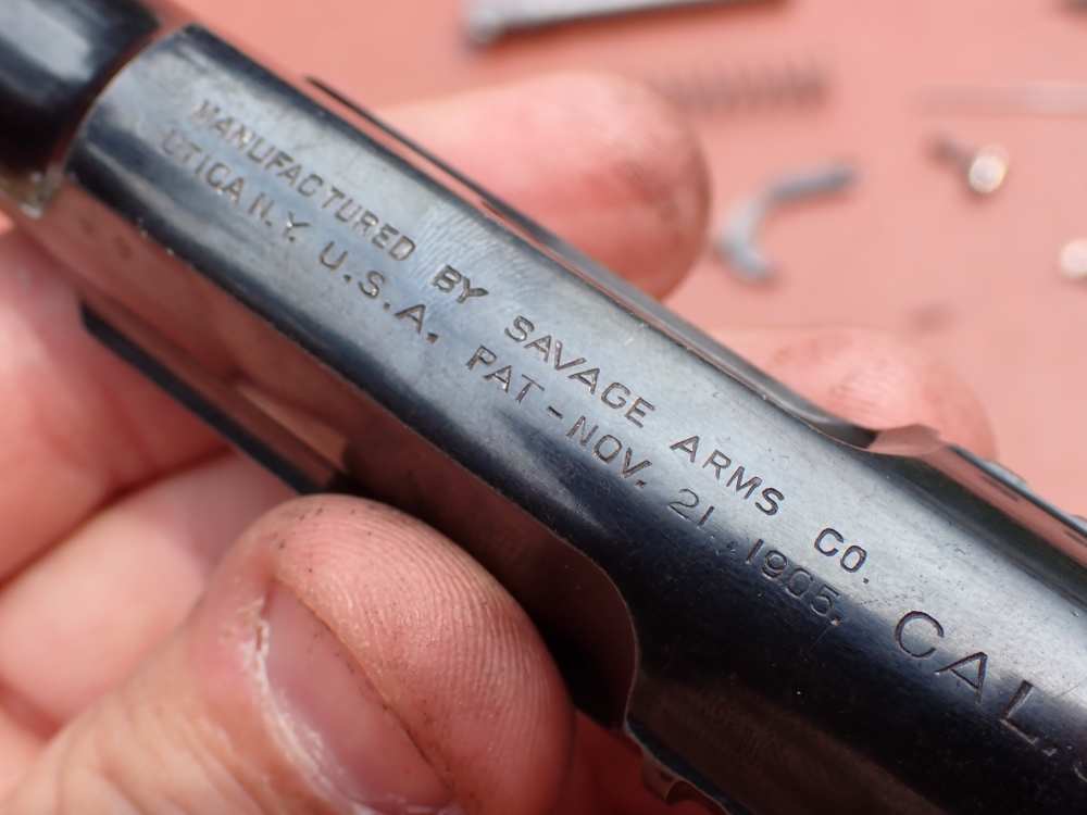 SAVAGE MODEL 1907 BLUED FINISH .32 ACP FACTORY PISTOL PARTS KIT SET-img-49