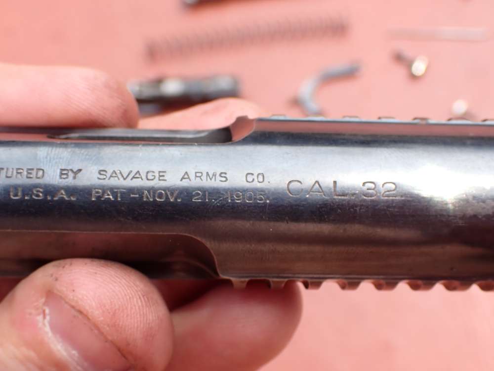 SAVAGE MODEL 1907 BLUED FINISH .32 ACP FACTORY PISTOL PARTS KIT SET-img-46