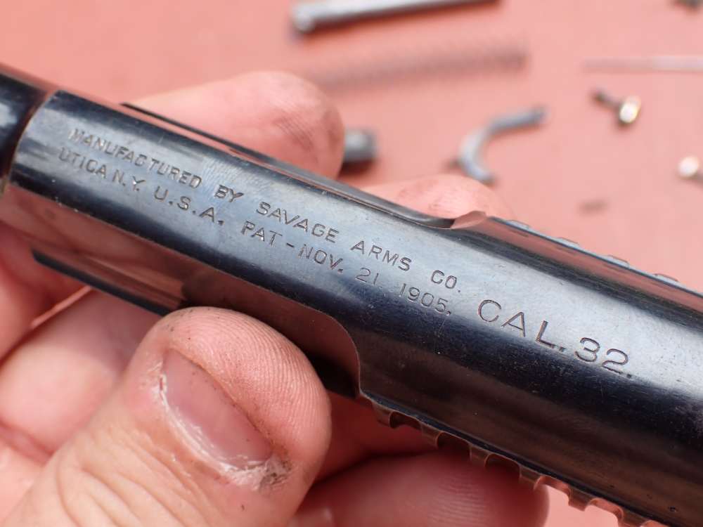 SAVAGE MODEL 1907 BLUED FINISH .32 ACP FACTORY PISTOL PARTS KIT SET-img-53