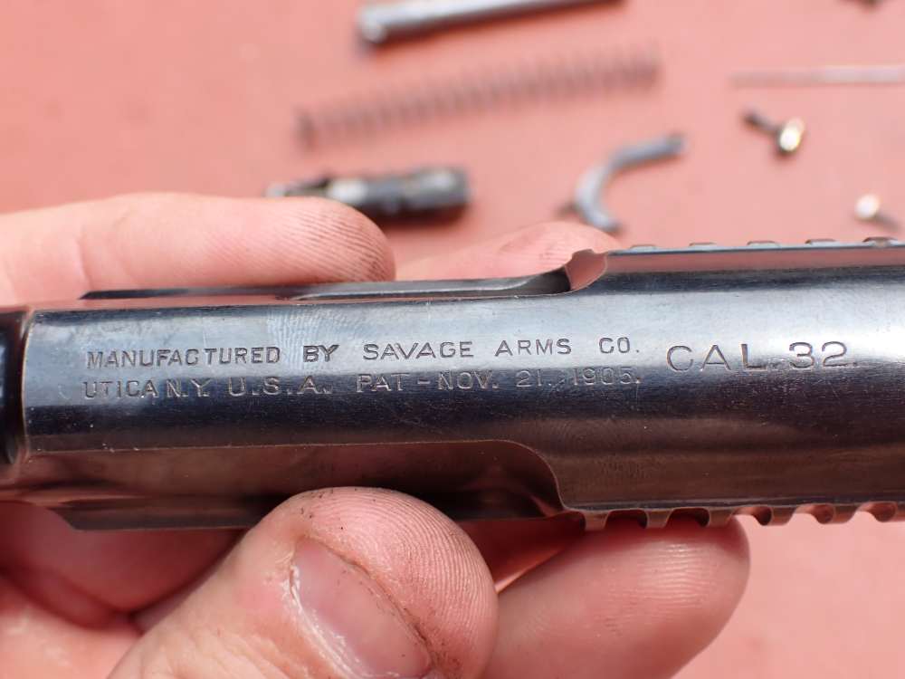 SAVAGE MODEL 1907 BLUED FINISH .32 ACP FACTORY PISTOL PARTS KIT SET-img-51