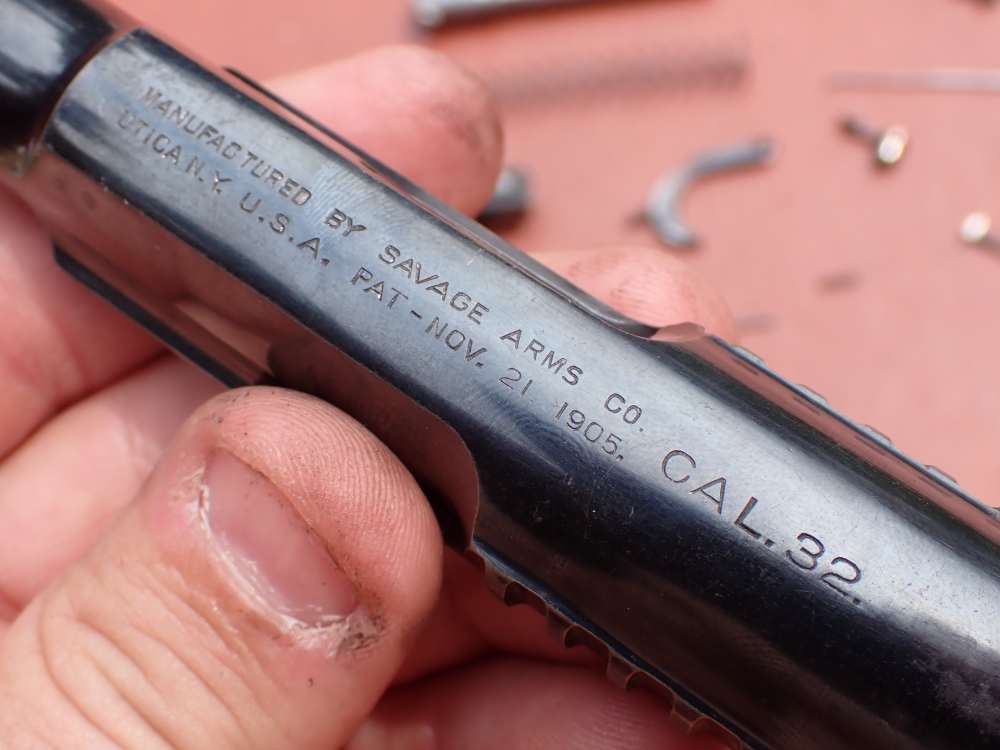 SAVAGE MODEL 1907 BLUED FINISH .32 ACP FACTORY PISTOL PARTS KIT SET-img-56