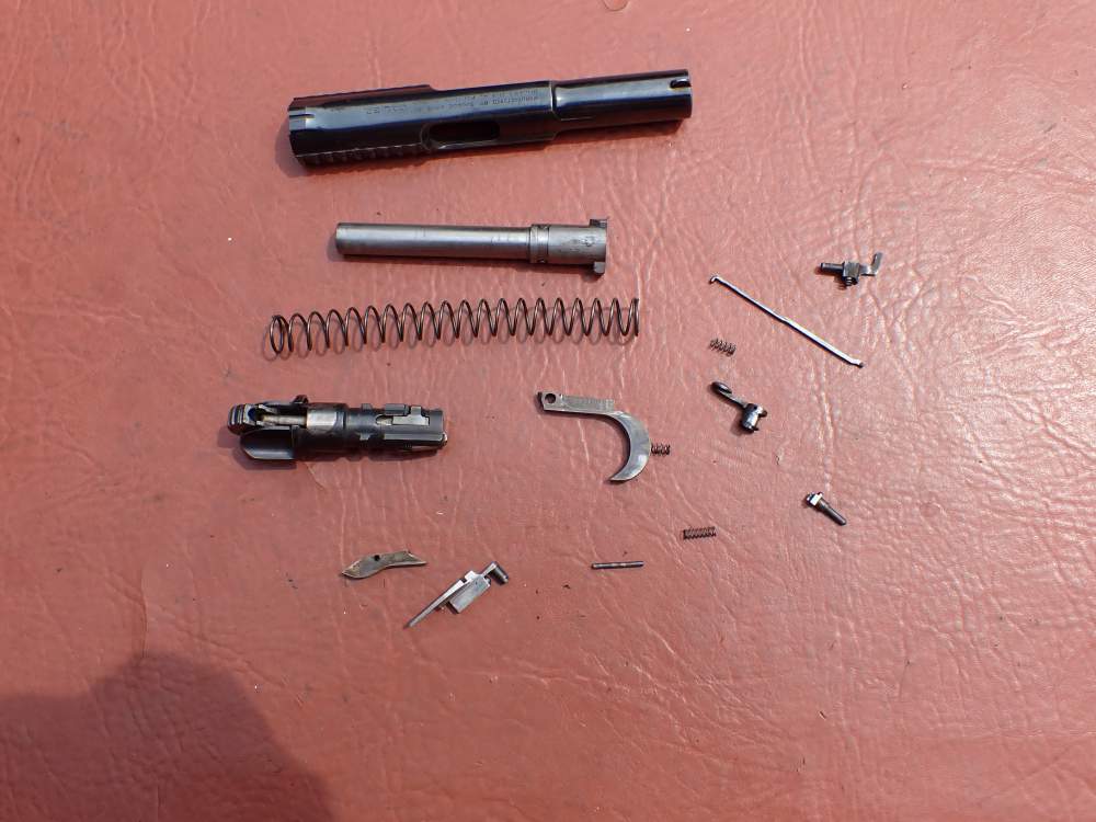 SAVAGE MODEL 1907 BLUED FINISH .32 ACP FACTORY PISTOL PARTS KIT SET-img-106