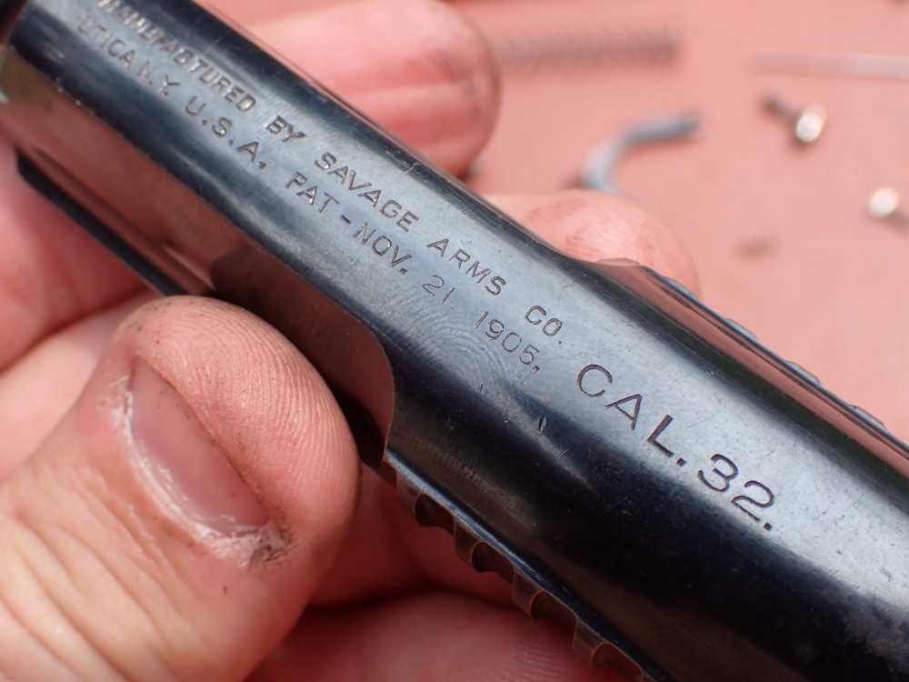 SAVAGE MODEL 1907 BLUED FINISH .32 ACP FACTORY PISTOL PARTS KIT SET-img-47