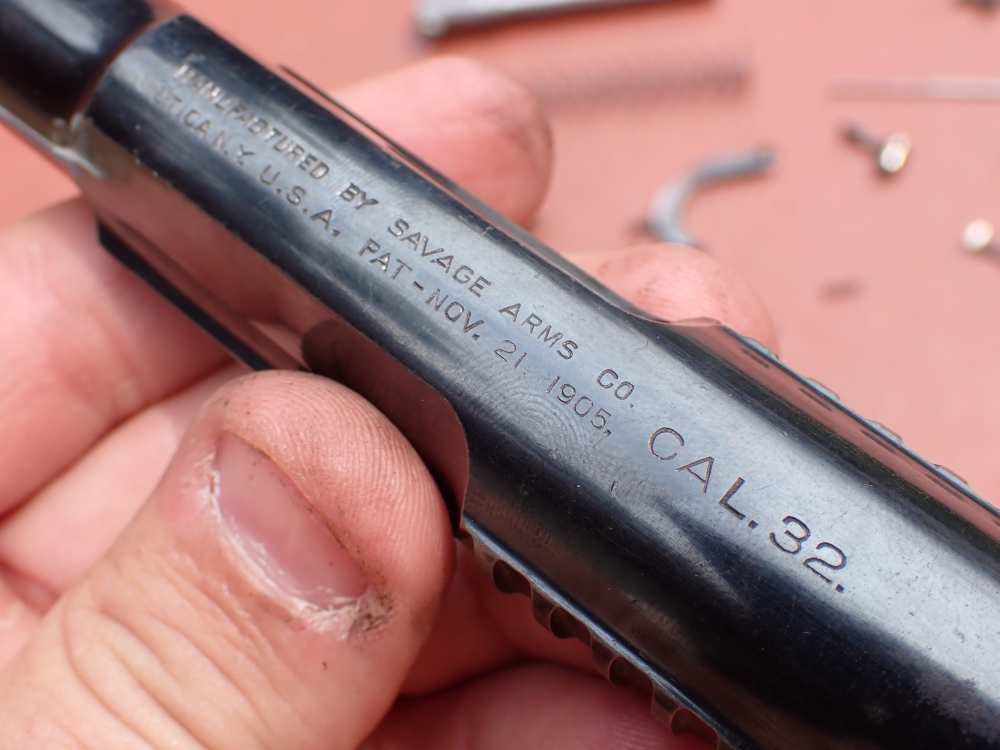 SAVAGE MODEL 1907 BLUED FINISH .32 ACP FACTORY PISTOL PARTS KIT SET-img-54